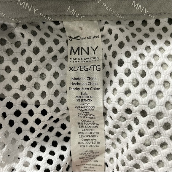 ANDREW MARC MNY mesh dropped shoulder cropped hooded active sweatshirt |… - Picture 4 of 6